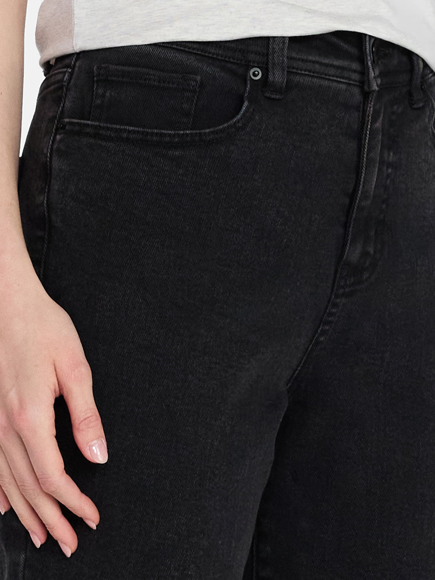 Time and Tru Women's High Rise Relaxed Boyfriend Jeans, 26" Inseam, Sizes 0-20
