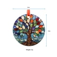thumbnail image 5 of Ornament Window Hanging, Colorful Tree of Life Sun Catchers Glass Panel Blue Suncatcher Decor for Birthday for Women, Men, Wife, Aunt, and Mom, 2025, 2025, Seasonal Holiday Decor,, 5 of 5