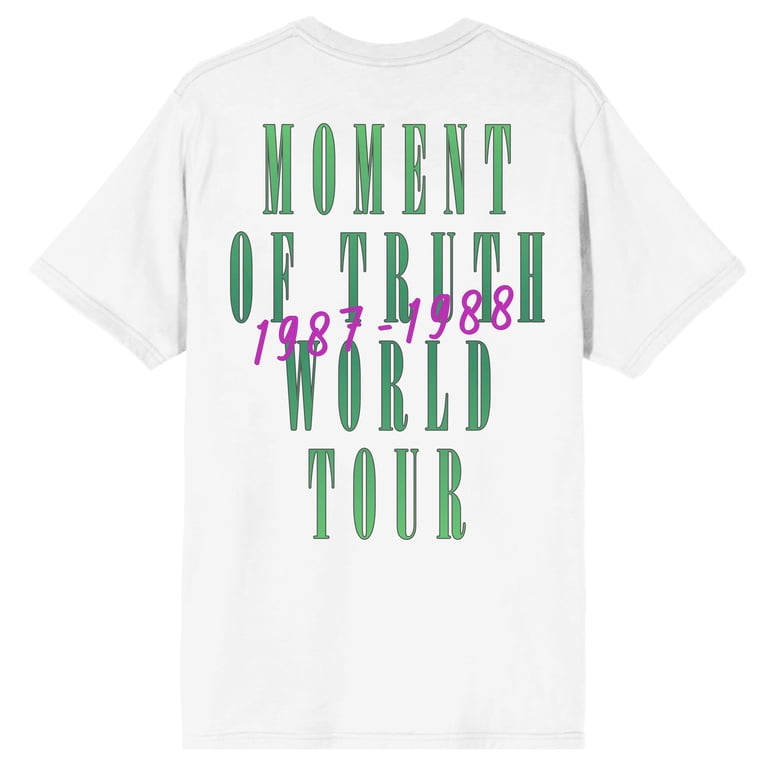 Whitney Houston Moment Of Truth World Tour Crew Neck Short Sleeve