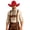 Z25-Red, variant on Shapeable Wide Brim Felt Cowboy Hat Cattleman Western Hat for Cowboys Cowgirls Classic Rodeo Country Concert Daily
