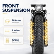 26 Electric Bike for Adult,5000w Dual Motors,up 100 Miles 52V 25Ah Ebike,26 x 4.0 Fat Tire Adult Bicycles for All Terrain,Mountain Commuter UL2849