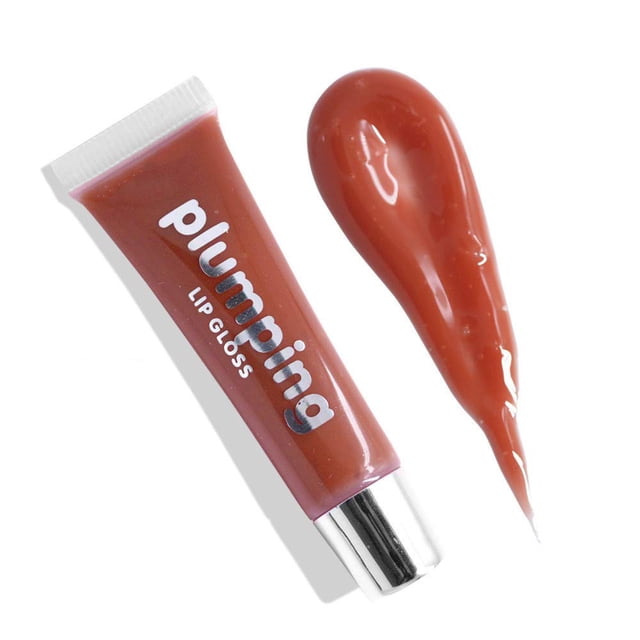 Brillant à Lèvres Repulpant Hydratant Repulpeur Brillant Gelée Brillant à Lèvres Rouge à Lèvres Liquide Naturel pour Femmes et Filles (Glitter Glossy, 05#)