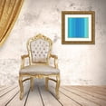 thumbnail image 3 of Grayscale 12x12 Gold Ornate Wood Framed with Double Matting Museum Art Print Titled - Pinstripes II, 3 of 4