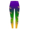 thumbnail image 4 of Leggings For Women Sports Yoga Colorful Printed Fashion Ankle Stretchy Comfortable Breathable Trendy Travel Attire Pants, 4 of 4