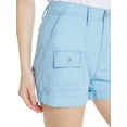 Time and Tru Women's and Women's Plus Utility Cuff Shorts, 4" Inseam, Sizes 220