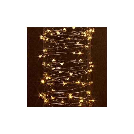 Gerson (#38626) Battery Powered LED Warm-White Micro Light Set. 10-feet