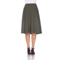 thumbnail image 3 of White Mark Saya Flare Skirt Womens High Waist A-Line with Pockets Size X, 3 of 5