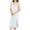 White, variant on Summer Dresses for Womens 2025 Plus Size Fashion Bohemia Solid Color Sleeveless Skirt Thin Fake Two-piece Skirt Medium Long Thin Off Shoulder Camisole Skirt