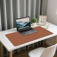 thumbnail image 6 of Extended Leather Desk Mat for Office & Gaming - Large Non- Waterproof Desk Pad, Leather Mouse Pad with Raised Edges for Enhanced Computer Control and Desktop Protection, 6 of 6