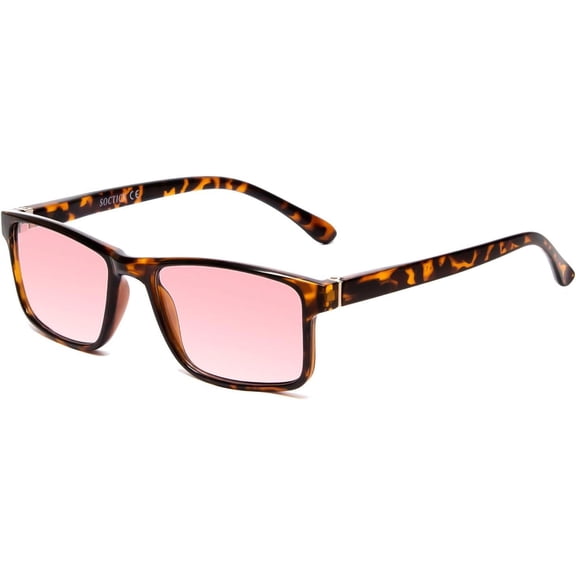 Tinted Reading Glasses Light Sensitivity Men Women Outdoor Indoor Fluorescent Photophobia Eyeglass