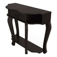 thumbnail image 5 of Furniture of America Waine 1-Drawer and 1-Shelf Wood Indoor Console Table, Espresso, 5 of 13