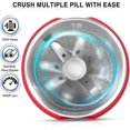 thumbnail image 4 of Molinillo triturador de pastillas eléctrico - Moler y pulverizar medicamentos pequeños y grandes y tabletas de vitaminas hasta obtener un polvo fino - Pulverizador electrónico para triturar, 4 of 5