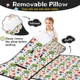 thumbnail image 3 of White Christmas Gnome Pattern Toddler Nap Mats for Kids Preschool,50"x20" Sleeping Mat Bag or Kids,Toddler Sleeping Bag,Toddler Nap Mat or Daycare, 3 of 6