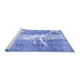 thumbnail image 2 of Ahgly Company Machine Washable Indoor Rectangle Abstract Blue Modern Area Rugs, 5' x 8', 2 of 4