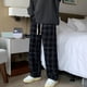 thumbnail image 4 of Pantalones largos de moda para hombre, con cordón, cintura elástica, color sólido, informales, largos para correr, pantalones para hombre, 4 of 7