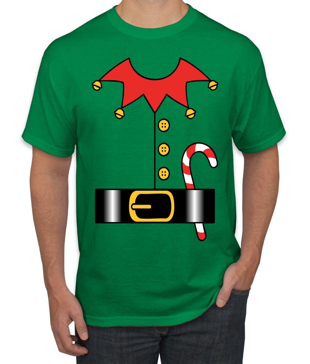 Wild Bobby Christmas Elf Suit Christmas Sweater | Holiday Men Tee