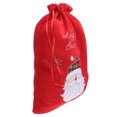 thumbnail image 4 of 1 Pce Sac Cadeau de Noël Père Noël Sac de Rangement pour Bonbons, 4 of 9