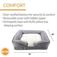 thumbnail image 3 of K&H Pet Products Pillow-Top Orthopedic Lounger Sofa Dog Bed Classy Gray Large 28 X 36 Inches, 3 of 8