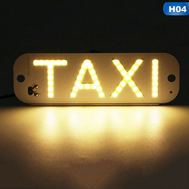AkoaDa Taxi Led Car Windscreen Cab indicator Lamp Sign Blue LED