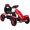 Red, variant on Aosom Kids Pedal Go Kart, Outdoor Ride on Toy with Adjustable Seat, Handbrake, 4 Non-Slip Rubber Wheels for Boys & Girls Aged 5-12 Years Old, Red