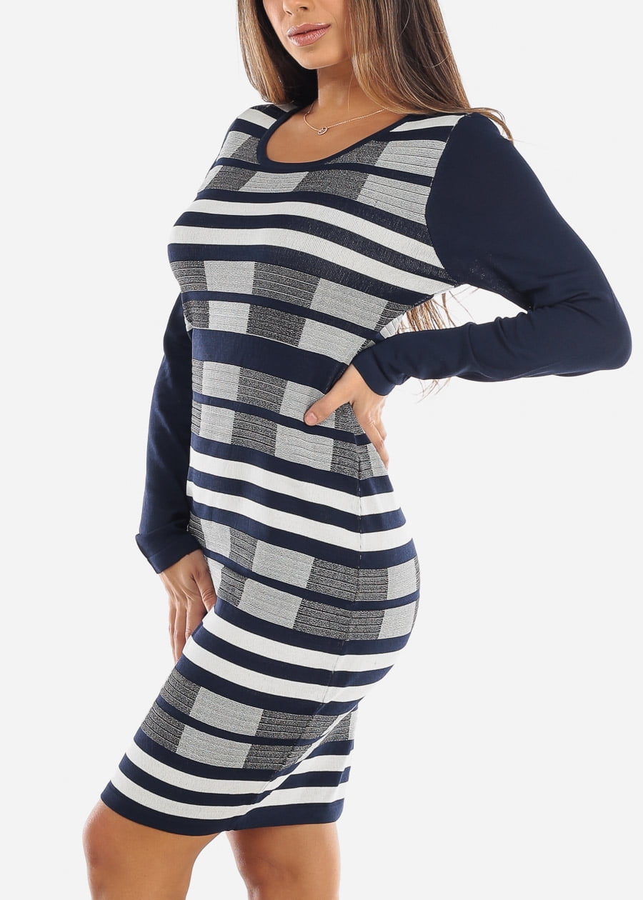 long bodycon sweater dress