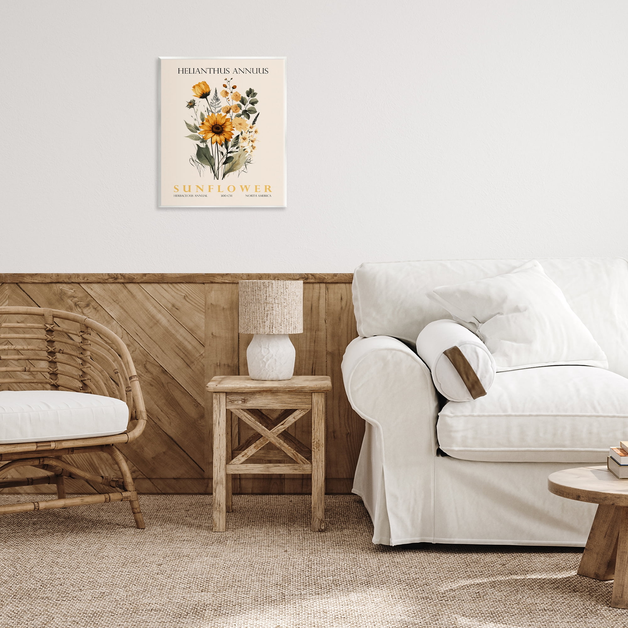 Stupell Industries Natural Sunflower Bundle Wall Plaque Art, design by Christopher Giampietro
