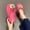 rose red flip-flops-spongebob squarepants, variant on ZELAND Women's Summer Cute Flip Flop Sandals - Thick Sole EVA Non-Slip Beach Thong Slipper for Outdoor Wear