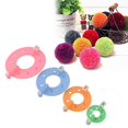 thumbnail image 3 of Juego De 8 Uds De herramientas para hacer pompones, Kit De fabricación De pompones Outil Diy De Tricotage Avec Des Ciseaux, 4 colas, 3 of 5