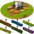 thumbnail image 2 of 30pcs/sheet Durable DIY Sand Table Building Layout Grass Tufts Landscape Wargame Miniature Garden Decor Flower Cluster 6, 2 of 8
