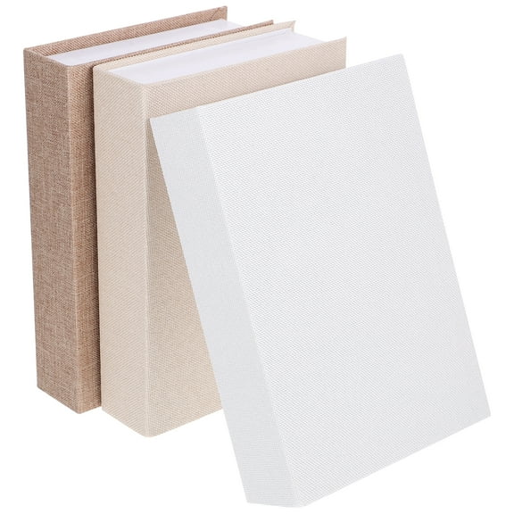 3 Pcs Decor for Office The Book Shelf Imitation Decoration Books Bookshelf Storage Box