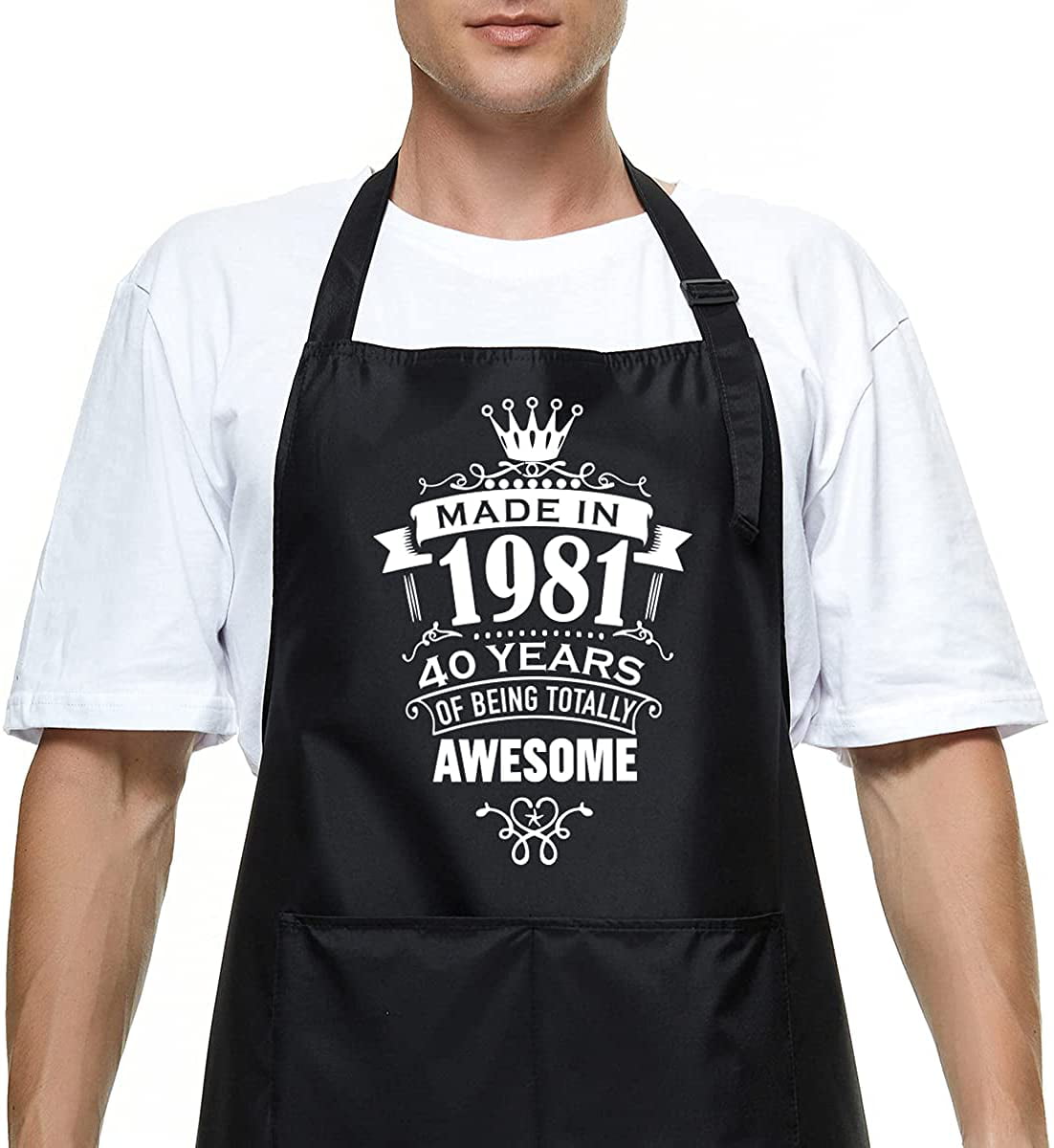 Stand Back Dad Is Cooking Fathers Day BBQ Cooking Novelty Apron Black