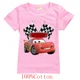 thumbnail image 3 of Camisetas de algodón para niños de Pixar Cars Lightning McQueen, camisetas casuales de dibujos animados para niños, camisetas para niños, niñas y adolescentes, 3 of 5