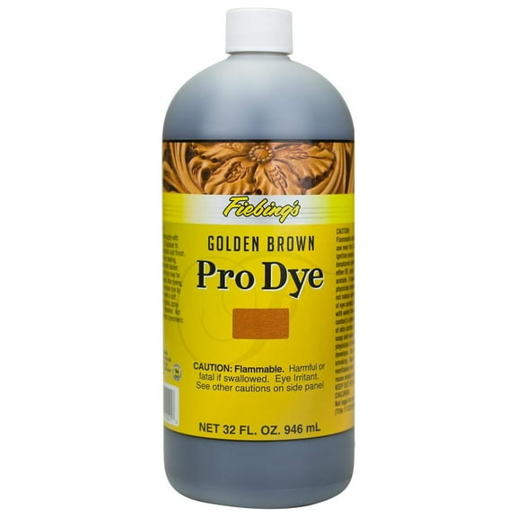 - Pro Dye 32 Oz Golden Brown - Professional Oil Dye for Dyeing Leather…
