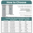 thumbnail image 5 of Lux Decor Blackout Curtains Set of 2 for Living Room, Thermal Insulated Bedroom Drapes, Noise-Reducing & Light Blocking Curtains, 52"x63" Teal, 5 of 11