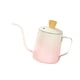 thumbnail image 4 of Reche de cisne de 350 ml sobre el café Hervidor de hervidor de acero inoxidable Versátil Mango ergonómico Apariencia Estética Café de goteo a mano Gradiente rosa, 4 of 8
