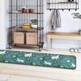 thumbnail image 4 of SKYSONIC 2X6 Feet Xmas White Bear Runner Rug with Rubber Backing, Merry Christmas Moon Non Slip Entryway Rug Runner Washable Soft Area Rug Carpet for Hallway Bedroom Kitchen Decor, 4 of 6