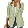 thumbnail image 2 of BODOAO Suit Jackets for Women Business Casual Comfortable Blazers Office Work Coats Lightweight Cardigan Suits Blazers for Women Open Front Long Sleeve Jackets Business Suit Blazer 2025 GN2 3XL, 2 of 6