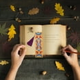 thumbnail image 4 of 5D Special Shaped Diamond Leather Book Marker with Tassel DIY Embroidery Crafts, 4 of 8