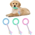 thumbnail image 1 of Mordedor para cachorros con hilo de algodón, juego de masticar para perros pequeños de 3 piezas, juguete para masticar para perros, juguete para masticar con bozal calmante Sailing Electrónica, 1 of 5