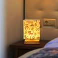 thumbnail image 3 of Lámpara de mesa recargable por USB, luz blanca cálida, mesita de noche, bonita para decoración del hogar JShteea El nuevo, 3 of 7