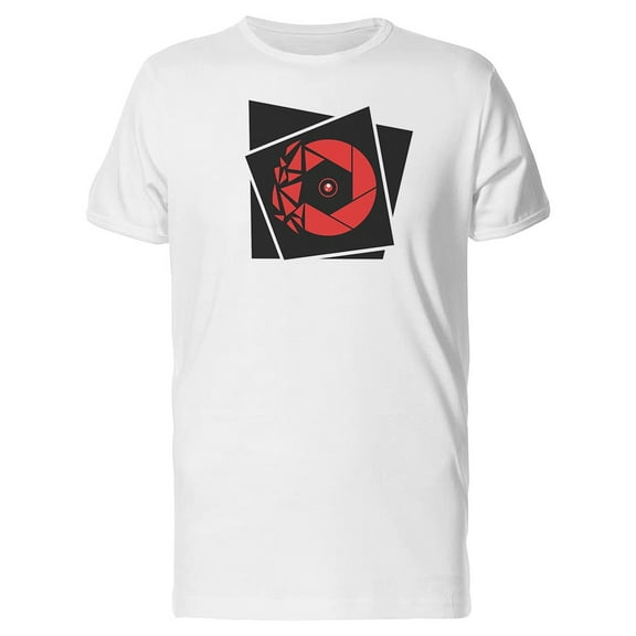 Fragmented Red Shutter T-Shirt Men -Image by Shutterstock, Male Small