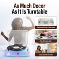 thumbnail image 3 of Victor VHRP-1404 Mystic All-in-One Bluetooth Record Player with AudioStream and Built-in Speakers, 3 of 8