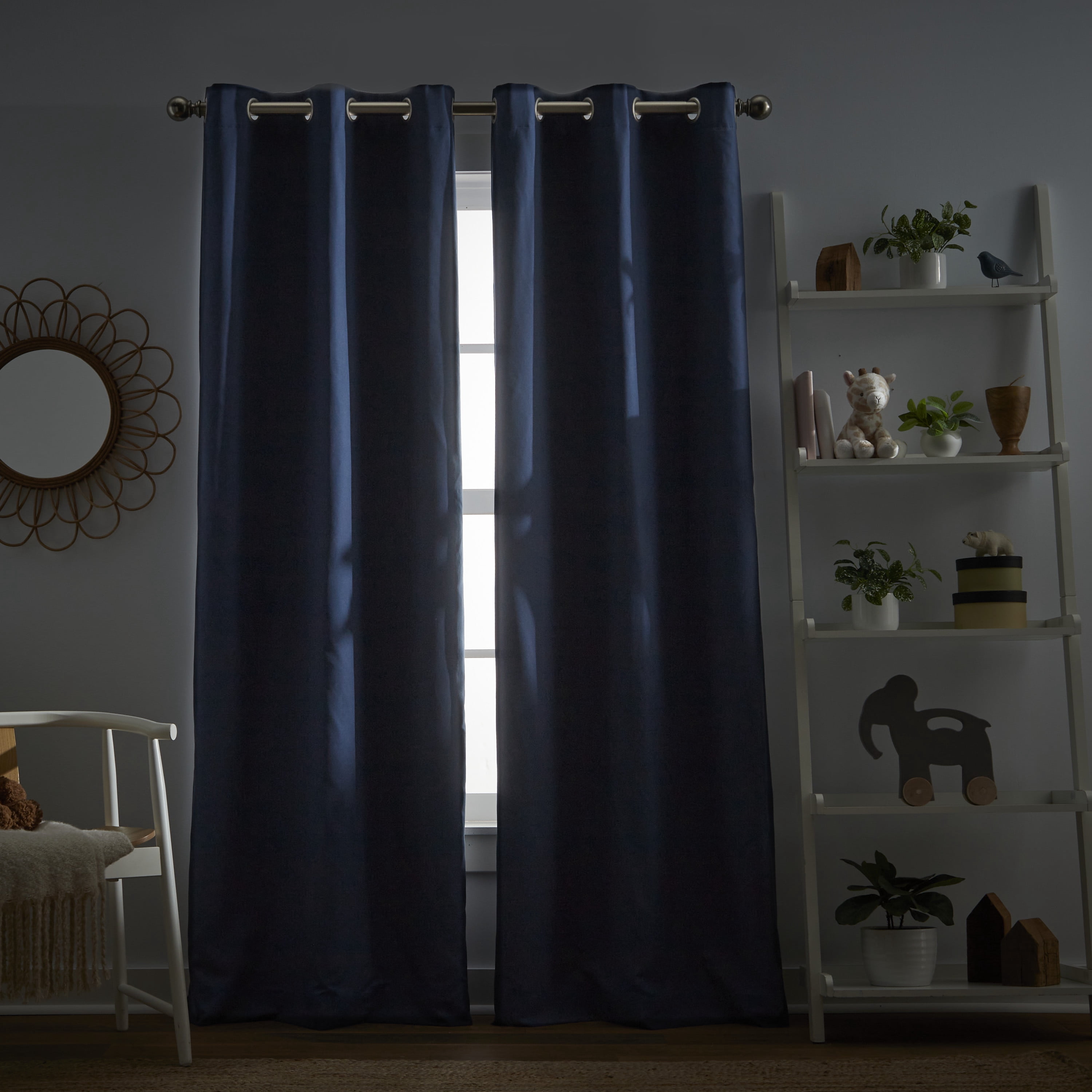 Dream Factory Harper Grommet Blackout Panel Pair , 37"x84"