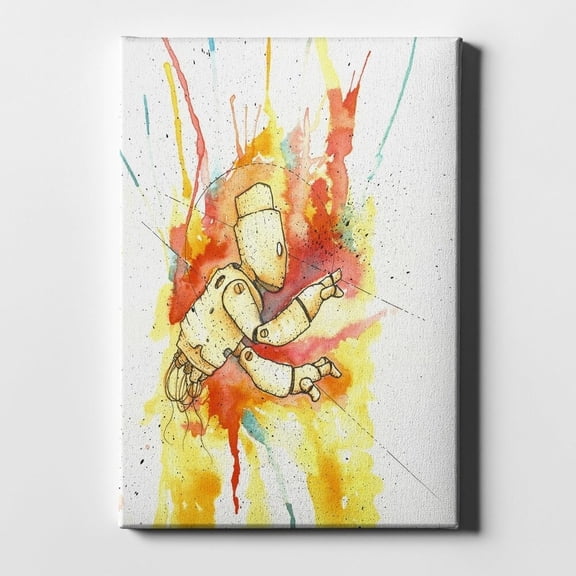 Epic Graffiti "Nimbus Bot" by Craig Snodgrass, Giclee Canvas Wall 12"x18"