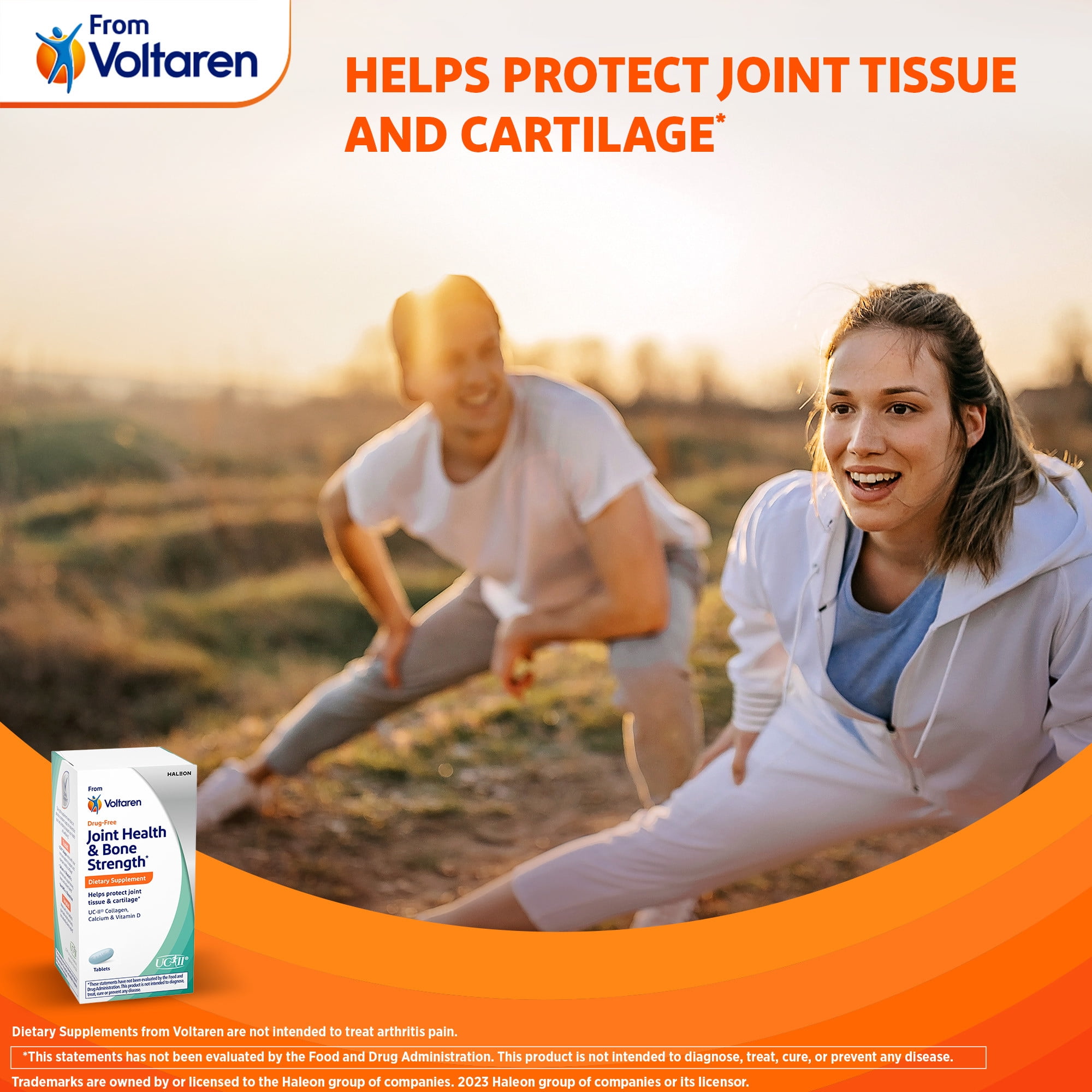 Voltaren Dietary Supplements Joint Health + Bone Strength – 30 Ct
