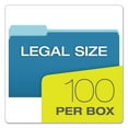thumbnail image 6 of Pendaflex Colored File Folders, 1/3-Cut Tabs, Legal Size, Blue/Light Blue, 100/Box (15313BLU), 6 of 6