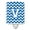 Blue & White, variant on Caroline's Treasures CJ1059-VCNL Letter V Chevron Green and Gold Ceramic Night Light, 6x4x3", multicolor