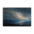 thumbnail image 2 of 36x24in Area Rug Machine Washable Floor Mats Skid-Resistant Backing Carpet for Home Kitchen Bedroom Golden Nebula, 2 of 7
