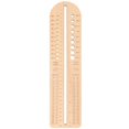 thumbnail image 1 of Wooden Sock Blocker for Knitting Wood Sock Ruler Knitting Needle Gauge for Crochet, 1 of 4