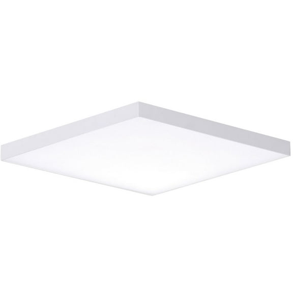 57675WTWT Maxim Lighting Trim - 15 Inch 25W 1 LED Square Flush Mount-White Finish